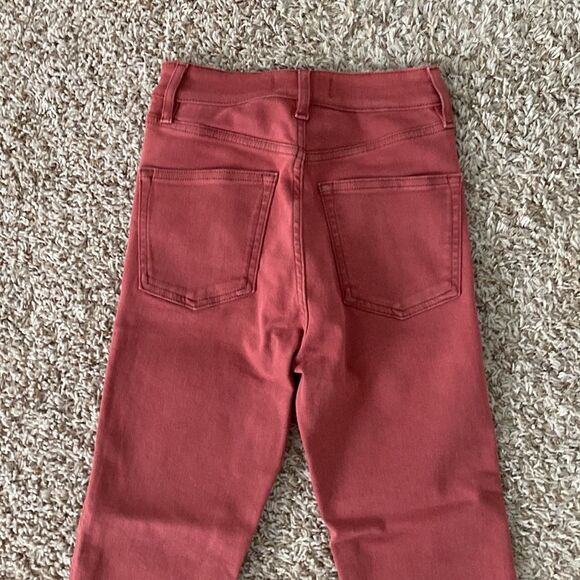 NWT Free People We The Free Red High Rise Skinny Jeans Size 26 - Picture 8 of 12